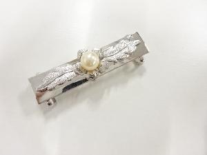 アンティーク　パール帯留め